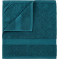 Wfkvd Combed Cotton Terry Bath Towel Deep Teal - Product view